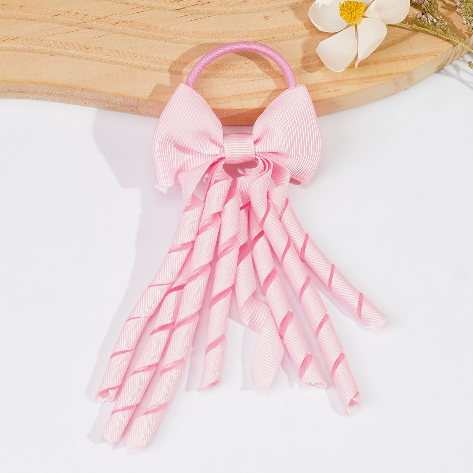 Wholesale bow rubber band roll thread belt Christmas headdress